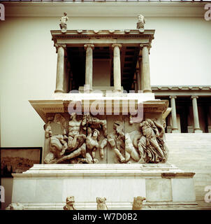 Detail of the Altar of Zeus from Pergamon, c180-c159 BC. Artist: Unknown Stock Photo