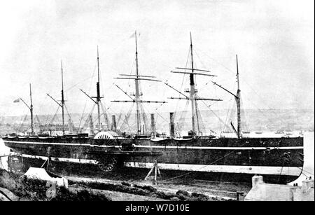 SS 'Great Eastern', 1859. Artist: Unknown Stock Photo