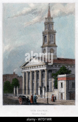 New church, Waterloo Road, London. Artist: Unknown Stock Photo