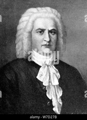 Johann Sebastian Bach, (1685-1750), German composer, 1909. Artist: Unknown Stock Photo