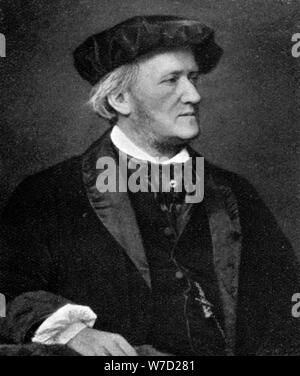 Wilhelm Richard Wagner, (1813-1883), German composer, conductor, music theorist, 1909. Artist: Unknown Stock Photo