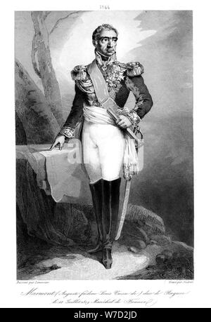 Auguste Frederic Louis Viesse de Marmont (1774-852), Duke of Ragusa and Marshal of France, 1839.Artist: Joubert Stock Photo