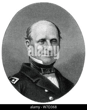 Silas Horton Stringham, admiral in the United States Navy, 1862-1867.Artist: J Rogers Stock Photo