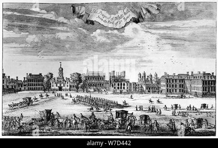 View of St James's Park from Buckingham Palace, London, 18th