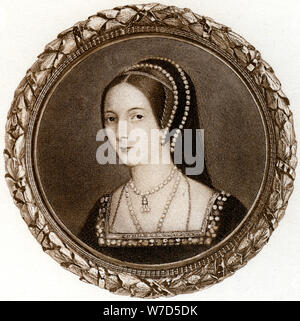 Anne Boleyn, 1530s, (1902). Artist: Unknown Stock Photo