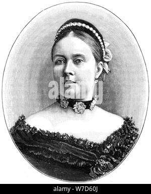 Victoria, Princess Royal, eldest daughter of Queen Victoria, (1900).Artist: Reichard & Lindner Stock Photo