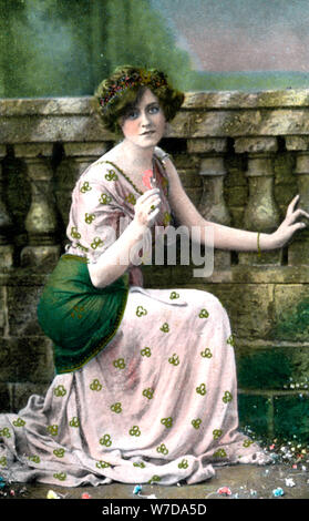 Gabrielle Ray (1883-1973), English actress, early 20th century.Artist: W&D Downey Stock Photo