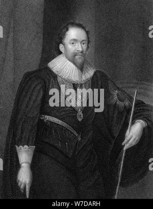 William Herbert, 3rd Earl of Pembroke, (1580-1630), 1824.Artist: J Jenkins Stock Photo