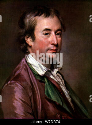 'Sir William Chambers', British architect, artist, and author, c1760s.Artist: Francis Cotes Stock Photo