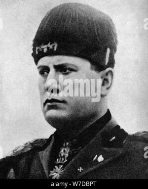 Benito Mussolini Il Duce Italian Facist Dictator Stock Photo Alamy