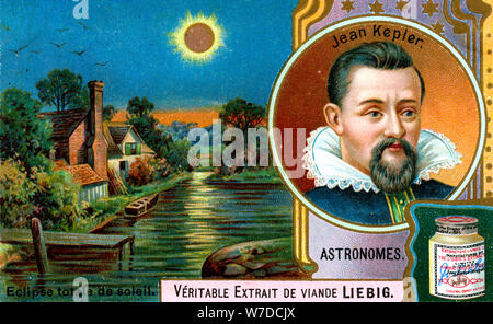 Johannes Kepler, German astronomer, (c1900). Artist: Unknown Stock Photo