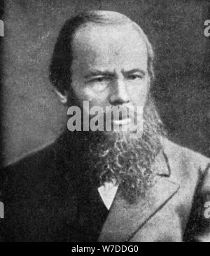 Fyodor Dostoevsky (1821-1881), Russian novelist, early 20th century. Artist: Unknown Stock Photo