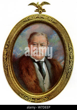 William Howard Taft, American president, 1910.Artist: Alyn Williams Stock Photo