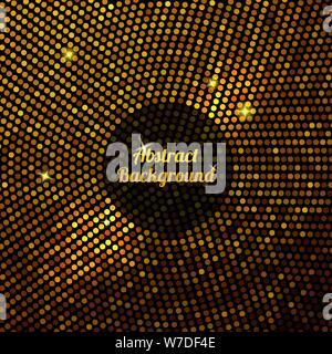 Abstract gold mosaic background. Stock Vector