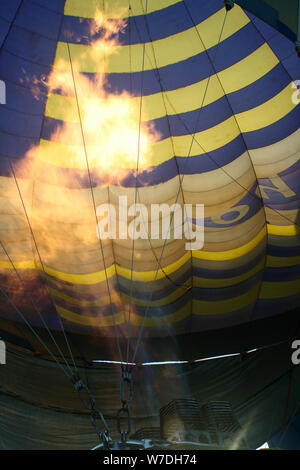 Hot Air Balloon, Drakensberg, South Africa Stock Photo