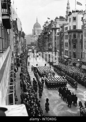 Politics - State Funeral of Sir Winston Churchill - London Stock Photo ...