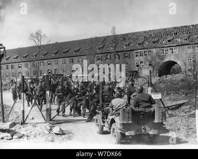 WW2 Prisoners War April 1945 A Group of ex prisoners who have been ...