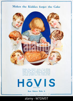 Hovis bread advert, 1928. Artist: Unknown Stock Photo