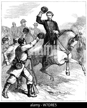 Arrival of General McClellan at Williamsburg, Virginia, 1862 (c1880). Artist: Unknown Stock Photo