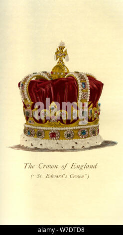 The Crown of England, 1901. Artist: Unknown Stock Photo