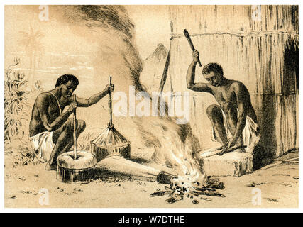 'Village Blacksmiths', 1883. Artist: Unknown Stock Photo