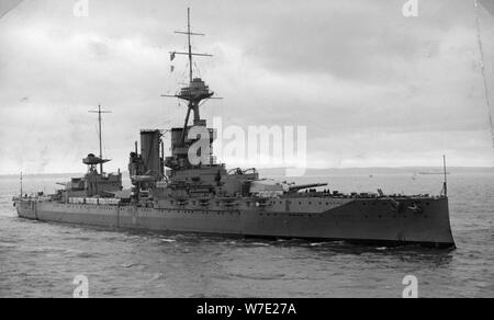 HMS 'Iron Duke', British battleship, c1936-c1937. Artist: Unknown Stock Photo