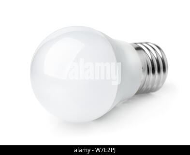 LED light bulb isolated on white Stock Photo