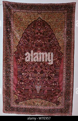 Carpet rug Iran Iranian Persia Persian near Middle East regional Stock