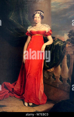 'Portrait of the Grand Duchess Maria Pavlovna', c1822(?). Artist: George Dawe Stock Photo