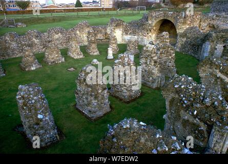 St Augustine's Abbey, 6th century. Stock Photo