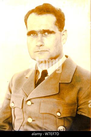 Rudolf Hess, Nazi Deputy Leader, World War II, c1933-c1941. Artist: Unknown Stock Photo