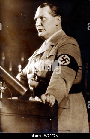 Hermann Göring, German Nazi politician and military leader, 1930s. Artist: Unknown Stock Photo