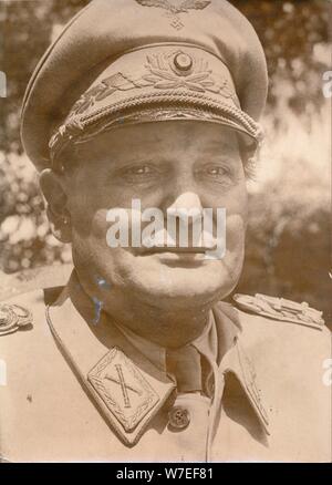 Hermann Göring, German Nazi politician and military leader after his capture, 1945. Artist: Unknown Stock Photo
