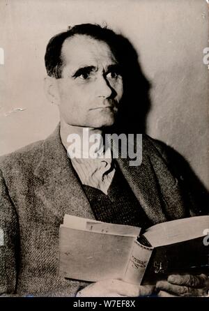 Rudolf Hess, former Nazi Deputy Leader, c1941-c1949(?). Artist: Unknown Stock Photo