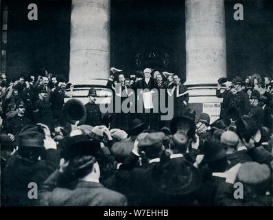 Proclamation of War, World War One, 1914, Constantinople, Turkey Stock ...