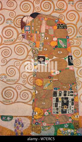 'Die Erfüllung', 1905. Artist: Gustav Klimt. Stock Photo