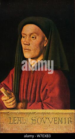 Jan van Eyck - Léal Souvenir - National Gallery, London Stock Photo - Alamy