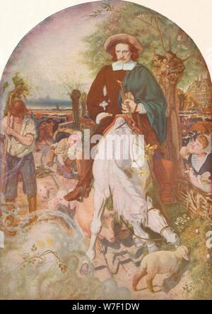 'Cromwell on His Farm', 1874, (1918). Artist: Ford Madox Brown.