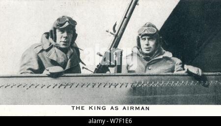 'The King as Airman', 1918 (1937). Artist: Unknown. Stock Photo
