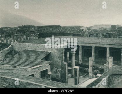 House of the Vettii, Pompeii, Italy, 1927. Artist: Eugen Poppel. Stock Photo