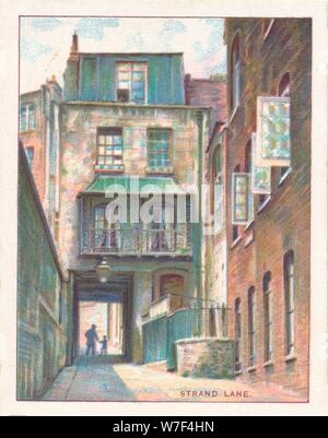 'Strand Lane', 1929. Artist: Unknown. Stock Photo