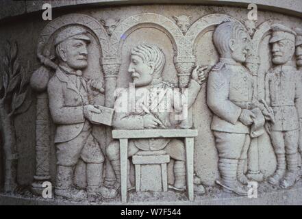 Waggoners Memorial, Sledmere, East Yorkshire, England, 20th century. Stock Photo