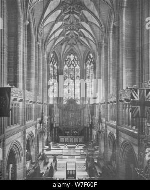 The Lady Chapel, Liverpool Cathedral, 1926. Artist: Unknown. Stock Photo