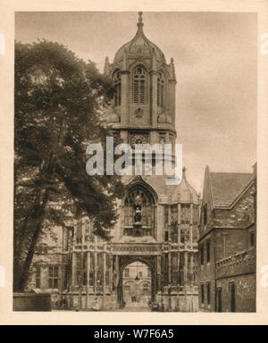 'Tom Tower, Christchurch College', 1923. Artist: Unknown. Stock Photo