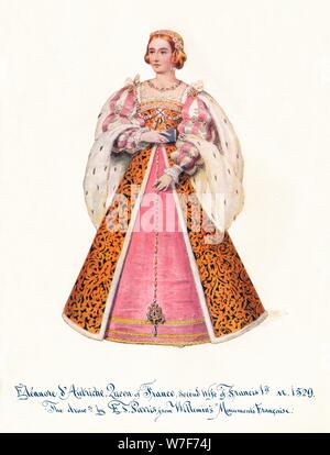 Eleanor of Austria, Queen of France, Second Wife of Francis 1st,', 1911.  Artist: Unknown. Stock Photo