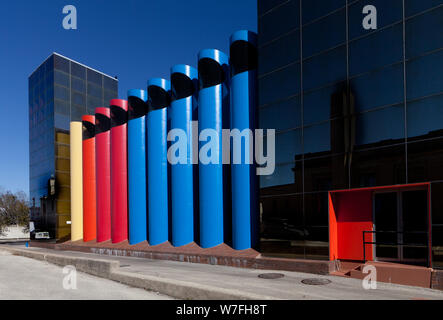 AT&T/SBC Switching Center, Columbus, Indiana Stock Photo