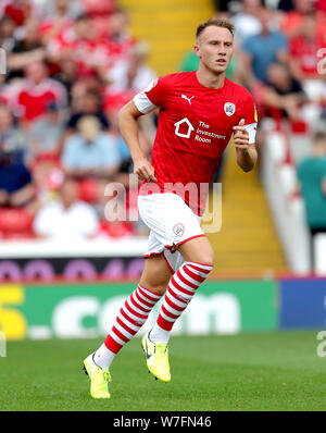 Barnsley's Cauley Woodrow in action during the Sky Bet Championship match at Oakwell Barnsley Stock Photo