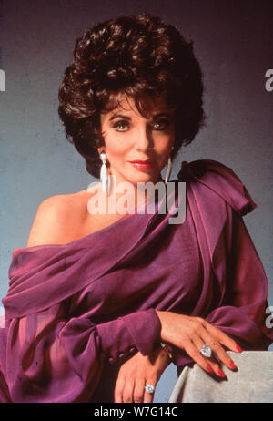 joan collins, dynasty, 80s Stock Photo