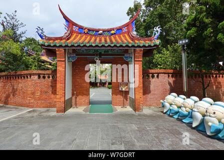 TAIPEI, TAIWAN -4 JUL 2019- View of the Taipei Confucius Temple in Taipei, Taiwan. Stock Photo