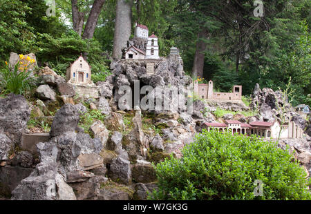 Ave Maria Grotto, Cullman, Alabama Stock Photo